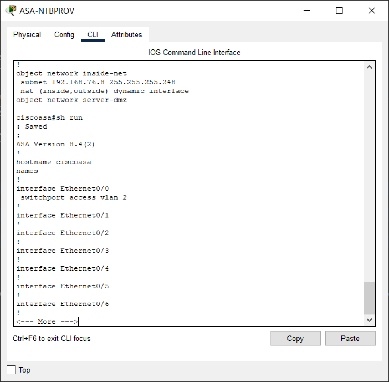 Firewall before configuration